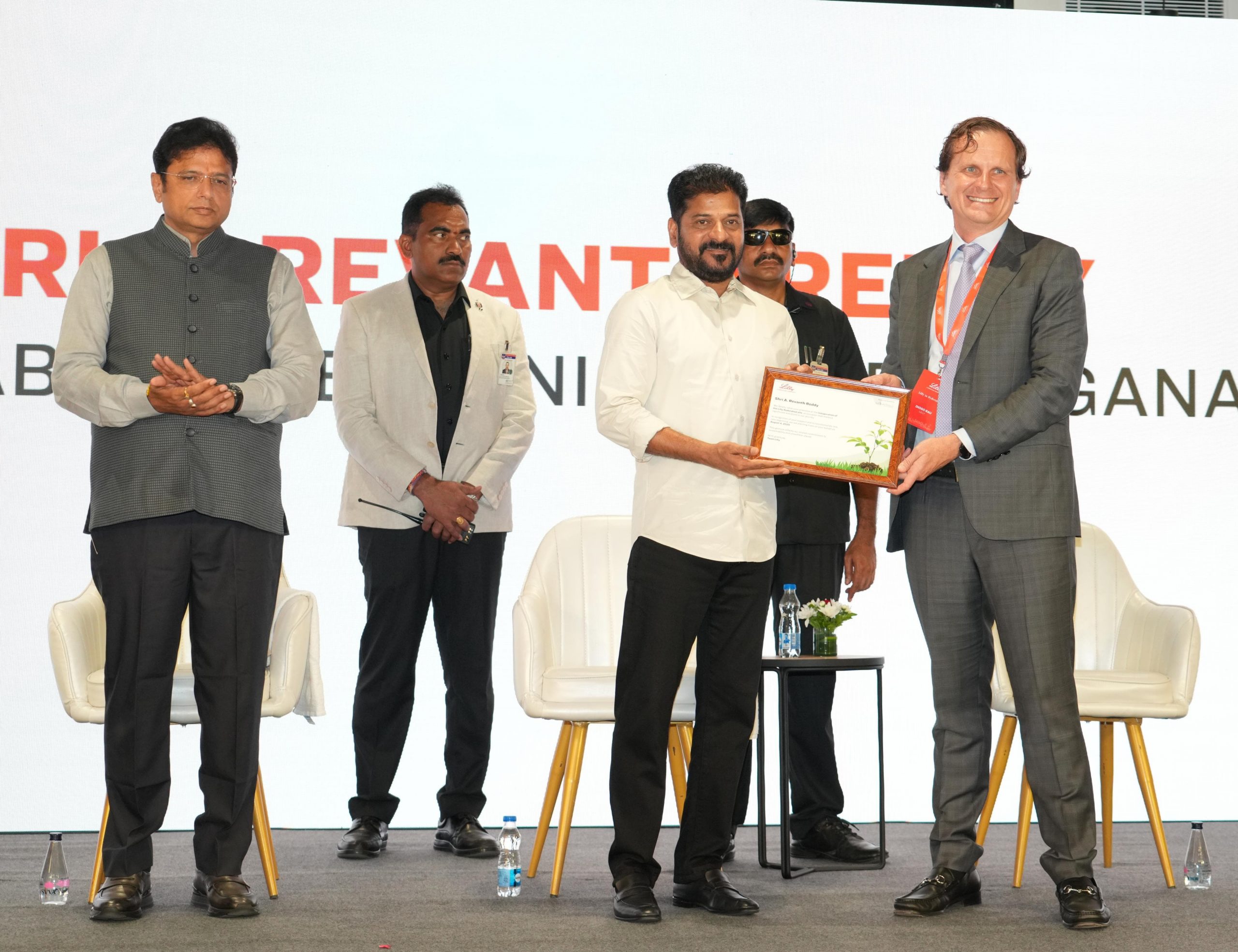 Hon’ble CM Revanth Reddy Participated in the Inauguration of Eli Lilly Global Capability Centre at Gachibowli.